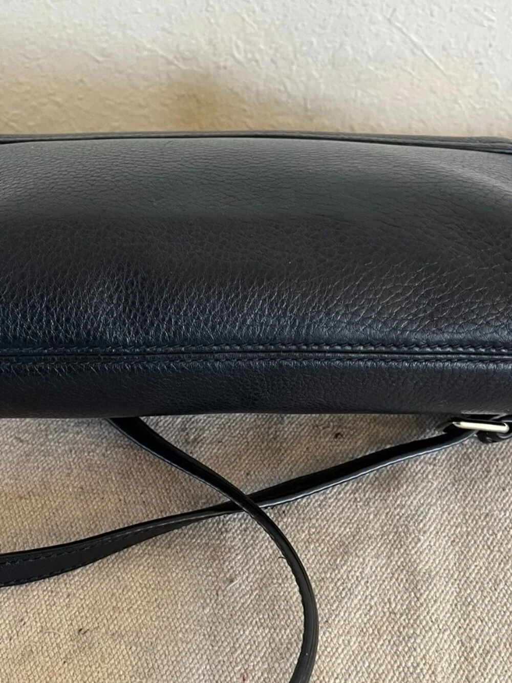 Kate Spade Lr Madison Willow Flap Black Saffiano Leather Crossbody Bag